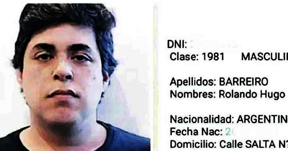 Rolando Hugo Barreiro, ex espía de la SFI y miembro de la banda de D'Alessio.