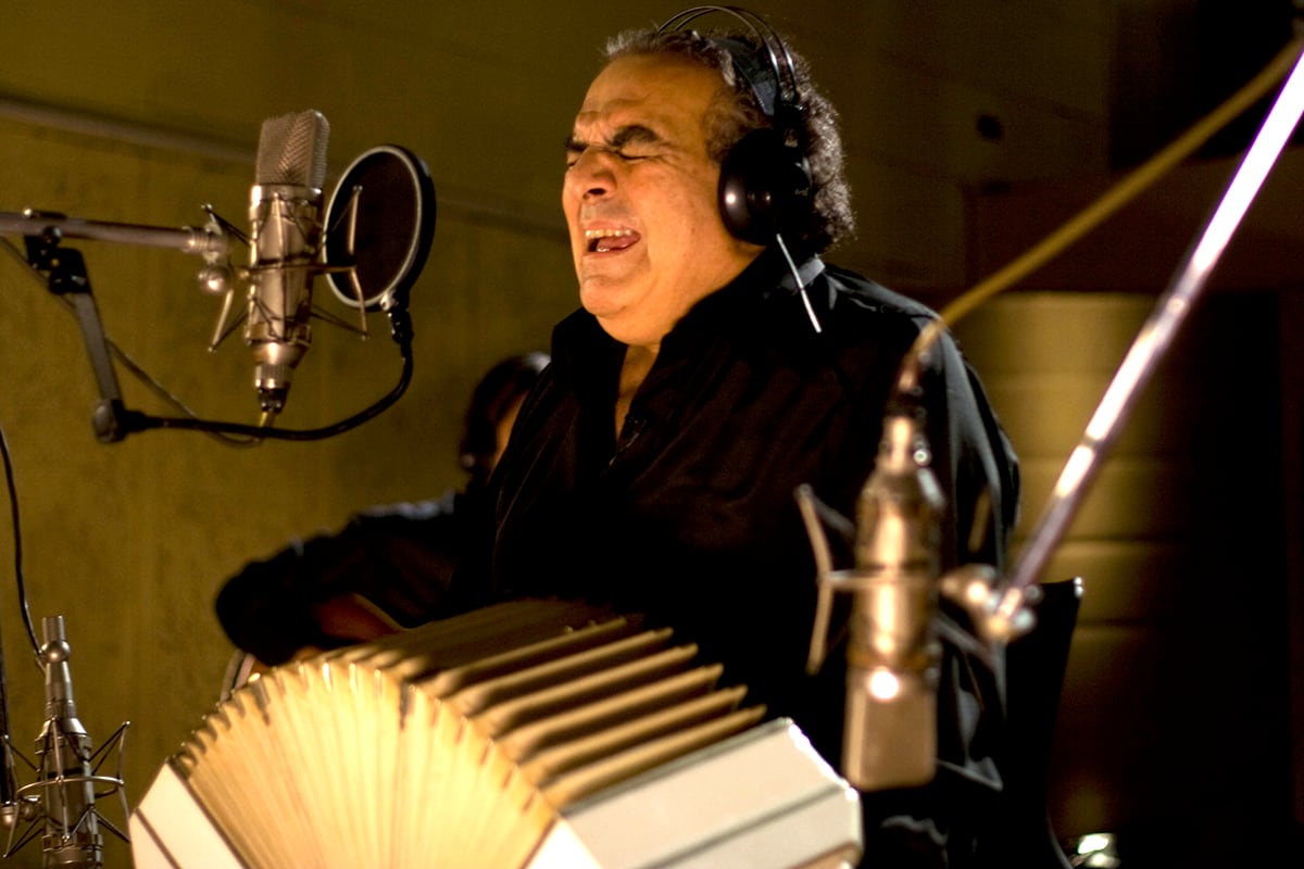 Rubén Juárez en el programa Encuentro en el estudio