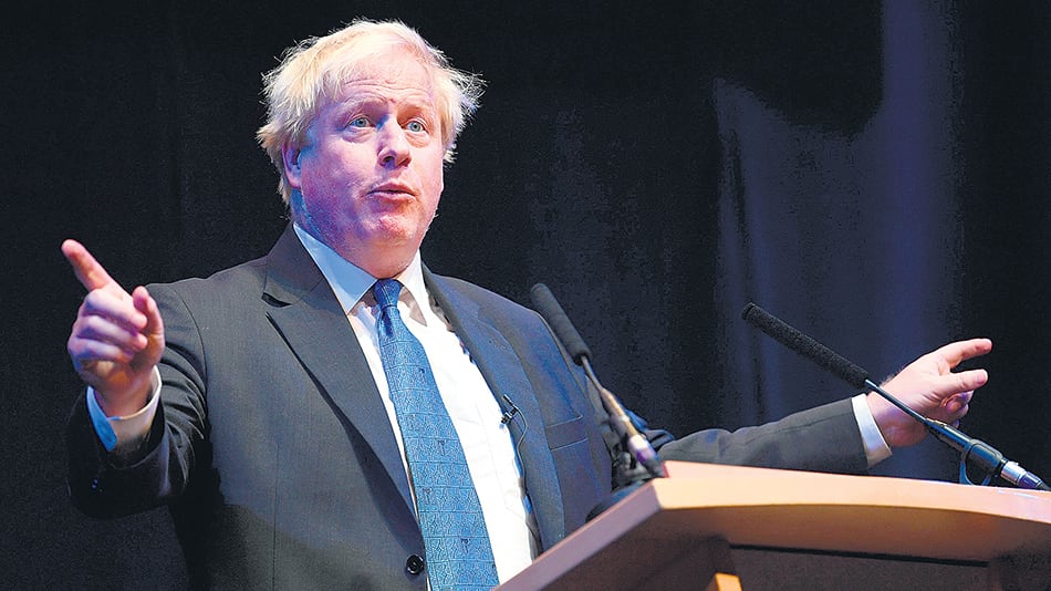 Johnson criticó a May en un evento paralelo al congreso del Partido Conservador en Birmingham.