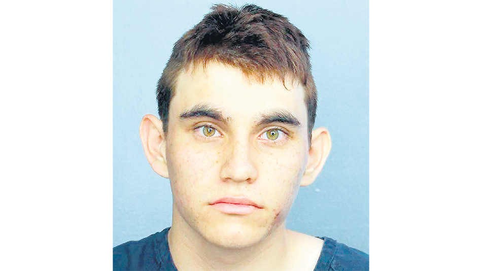 Nikolas Cruz después de ser detenido. Foto cedida por la policía.