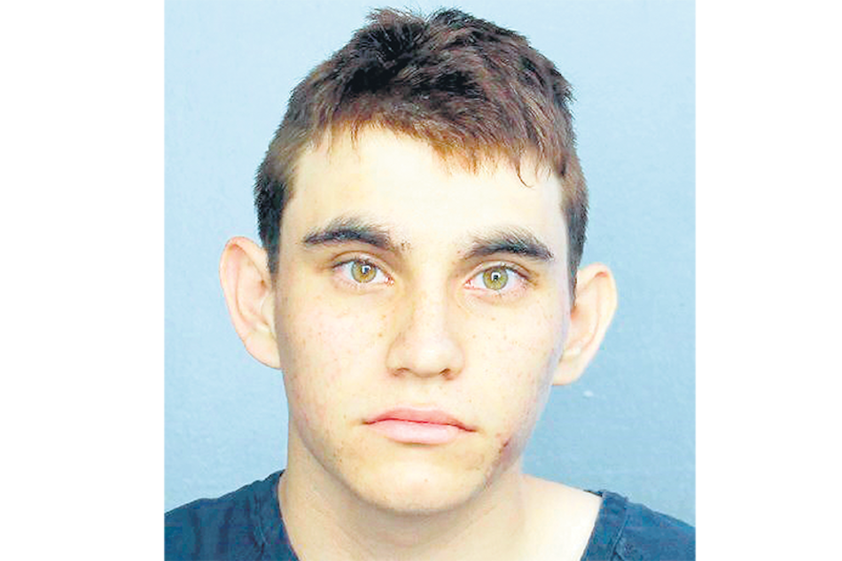 Nikolas Cruz después de ser detenido. Foto cedida por la policía.