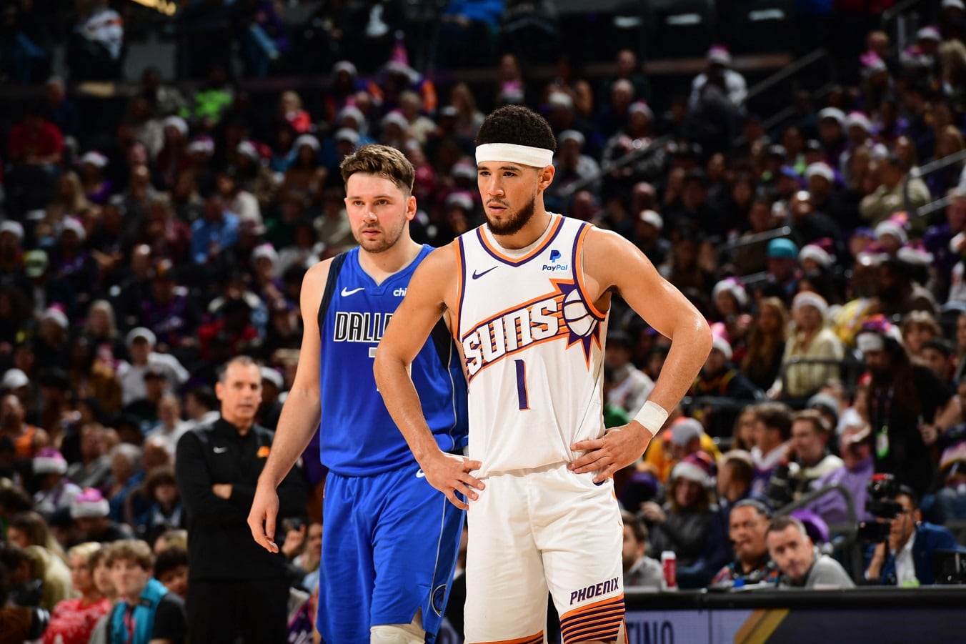 Luka Doncic contra Devin Booker en Phoenix-Dallas