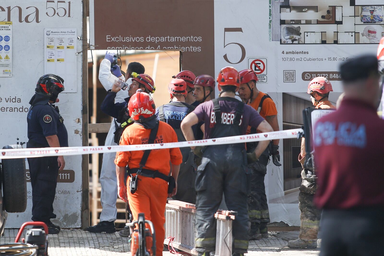 Se desplegó un operativo de emergencia en el lugar.