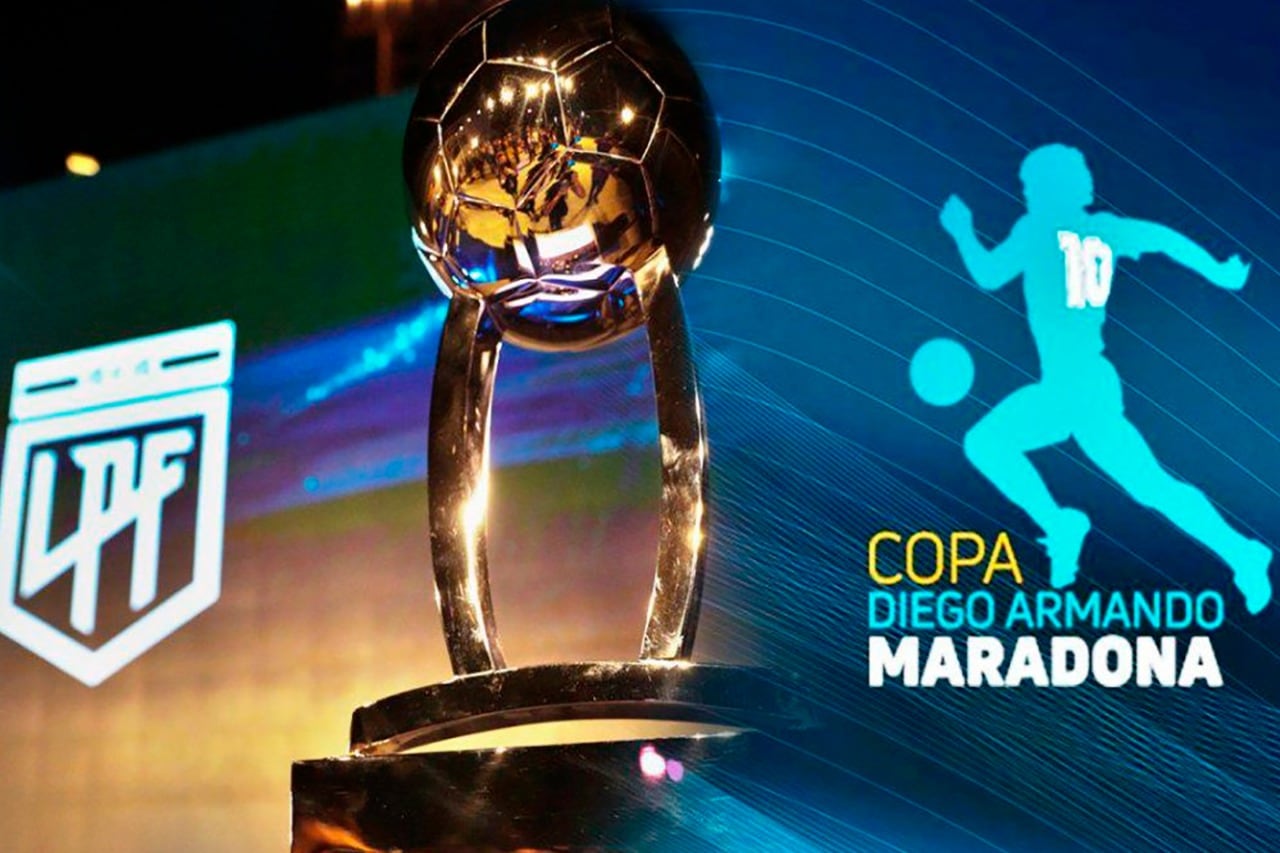 El trofeo en disputa.