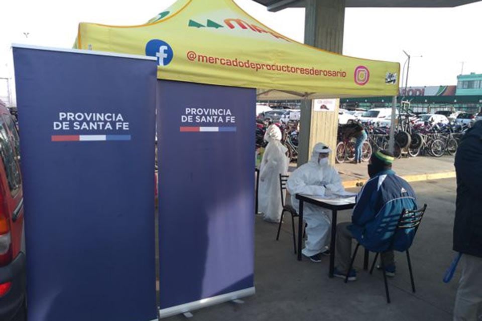 Este domingo hubo operativo Detectar en el Mercado de 27 de Febrero y San Nicolás.