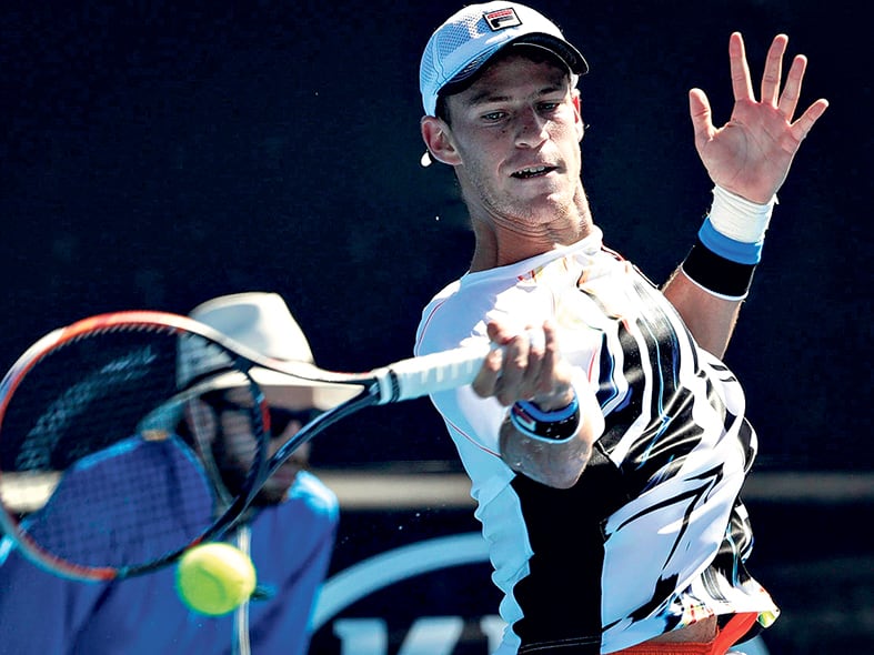 “Entrenar con Federer te sube el nivel”, dijo Schwartzman.