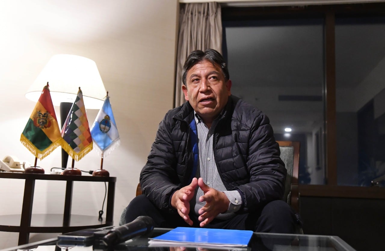 David Choquehuanca, vicepresidente de Bolivia.  