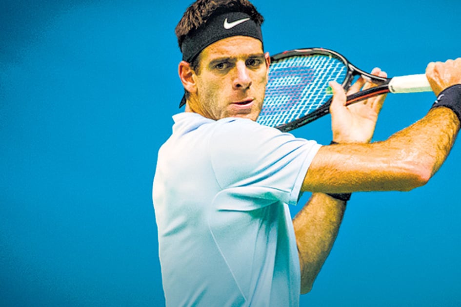 Juan Martín Del Potro defiende en Estocolmo el título que obtuvo el año pasado.