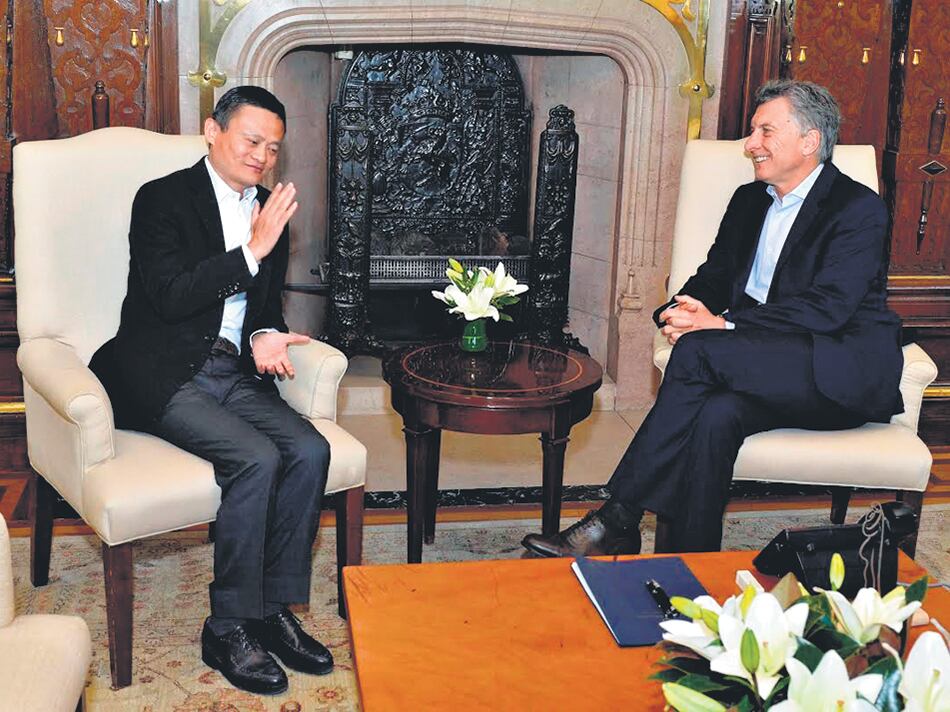 Jack Ma, fundador y chairman de Alibaba Group, se reunió con el presidente Mauricio Macri.