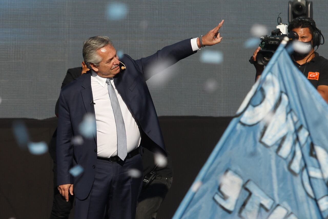 Alberto Fernández, en el Día de la Militancia.