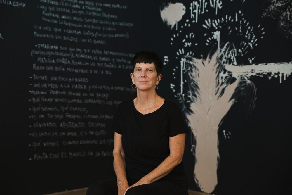 La artista plástica Ana Gallardo