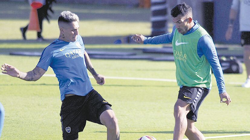 Tevez, la carta de triunfo que presentará Boca frente a los bolivianos.