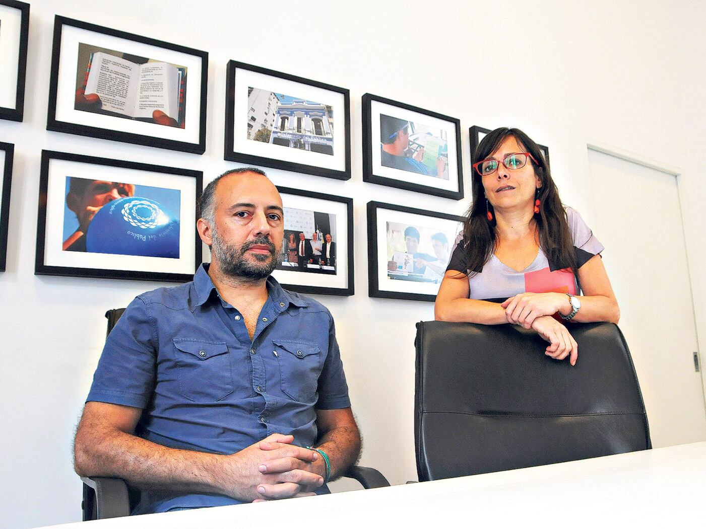 Guembe fue nombrada como subrogante por la comisión bicameral. Lamas es director de Capacitación de la Defensoría.