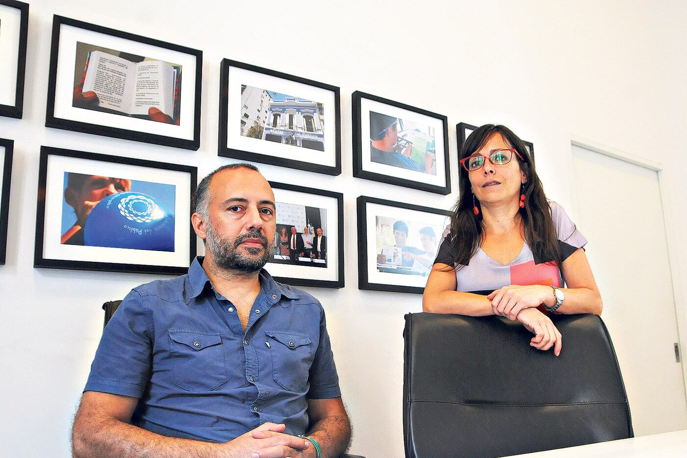 Guembe fue nombrada como subrogante por la comisión bicameral. Lamas es director de Capacitación de la Defensoría.