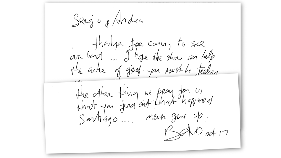 Antes de la carta, Bono ya le había preguntado al Presidente por Santiago Maldonado.