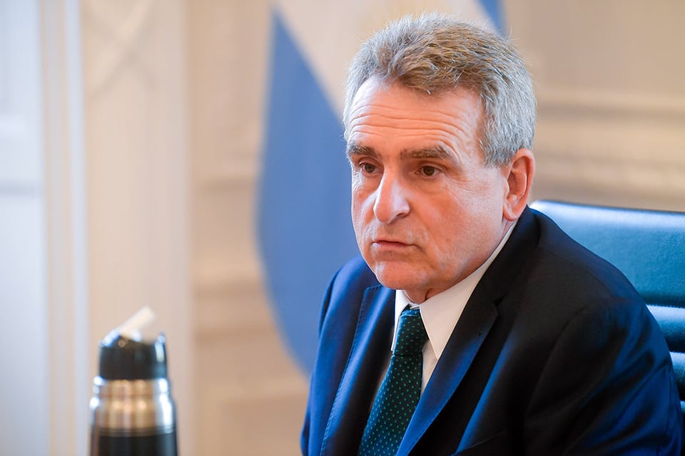 El Jefe de Gabinete nacional Agustín Rossi.