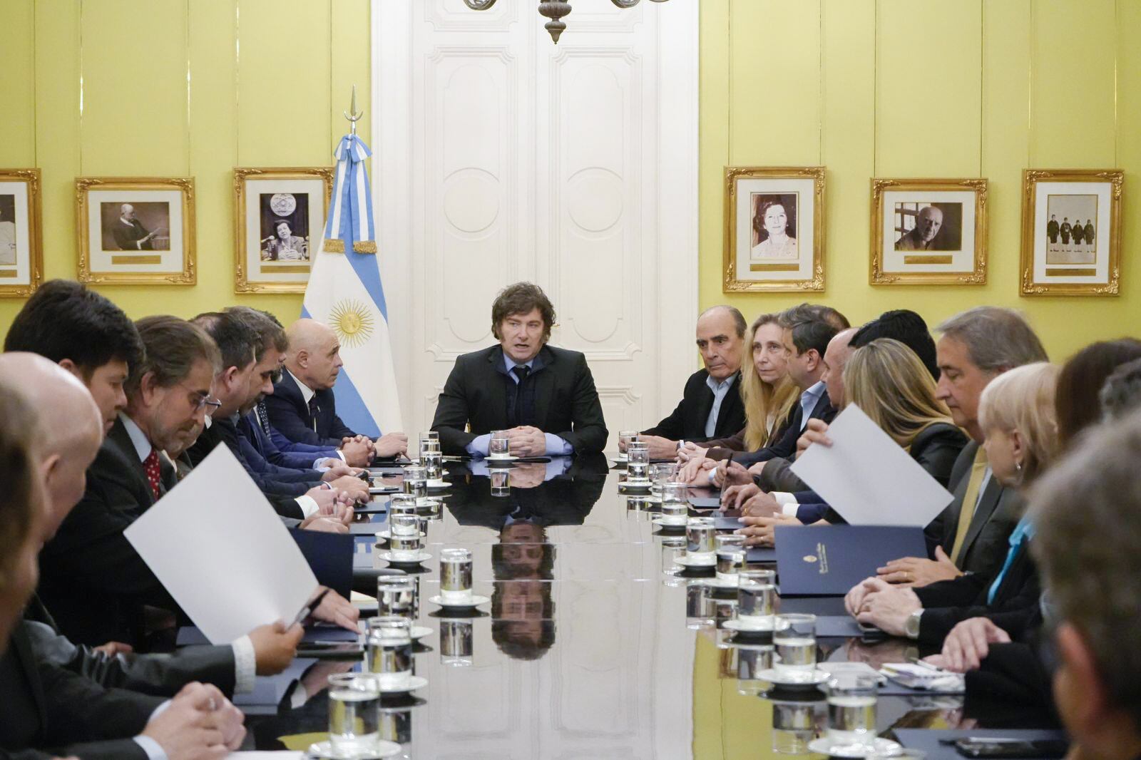 El encuentro en Casa Rosada