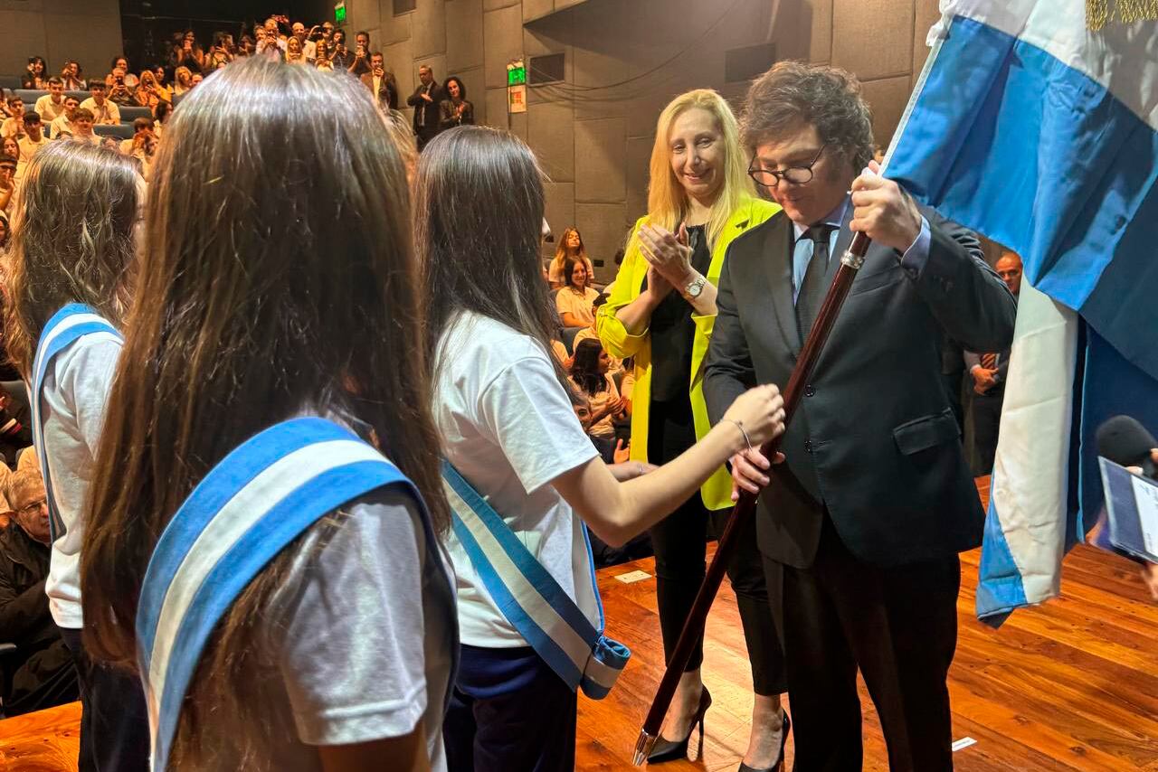 El auditorio del Cardenal Copello, donde el presidente Milei hizo chistes obscenos y se burló de un chico desmayado.