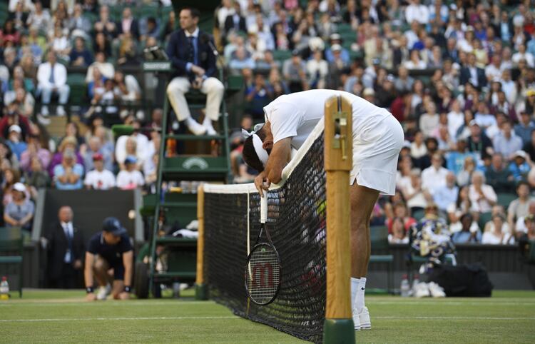 El tandilense no pudo llegar a la semifinal del tercer Grand Slam del año.