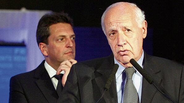 Roberto Lavagna y Sergio Massa confluyeron en el Frente Renovador.