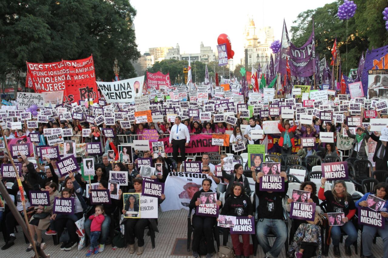 3 de junio de 2015. Primer e interminable movilización de Ni Una Menos.