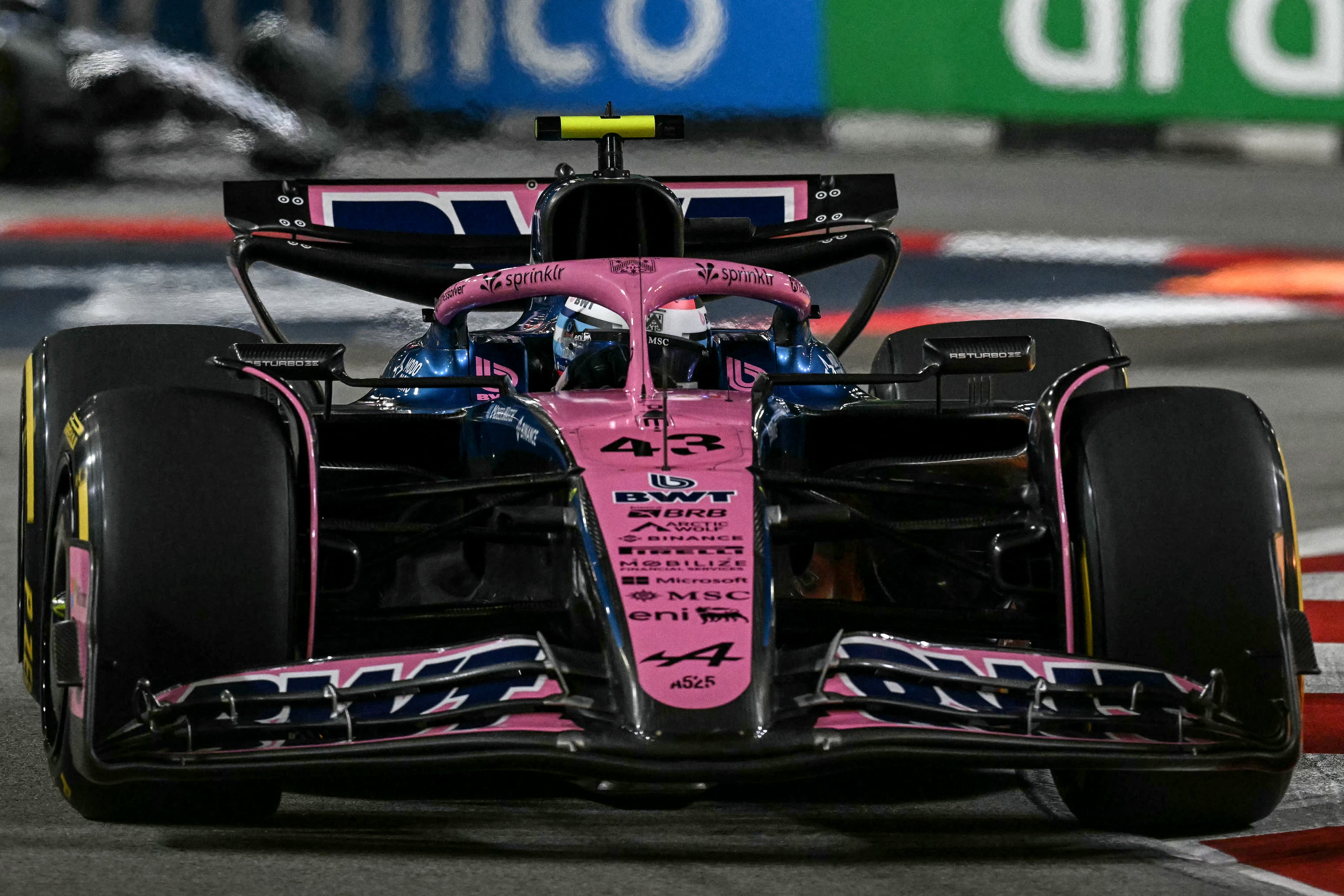 El pilarense Franco Colapinto, piloto de Alpine.