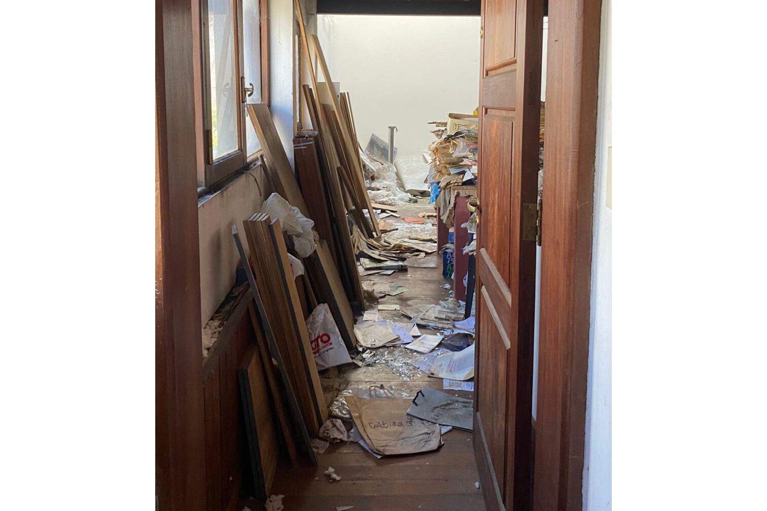 Así quedó el Centro de Fotografía Contemporánea. Hoy, buscan reconstruirlo.