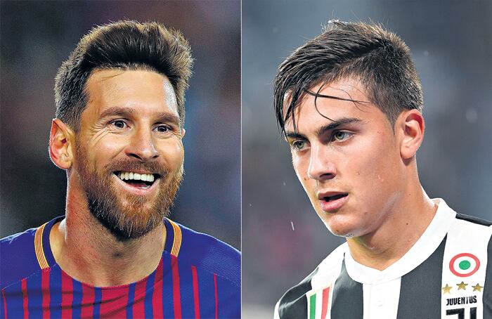 Tanto Lionel Messi como Paulo Dybala vienen de convertir el sábado para Barcelona y Juventus.