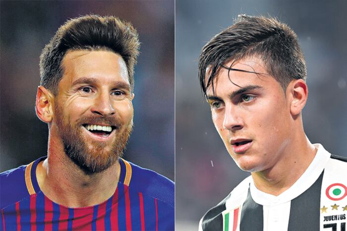 Tanto Lionel Messi como Paulo Dybala vienen de convertir el sábado para Barcelona y Juventus.