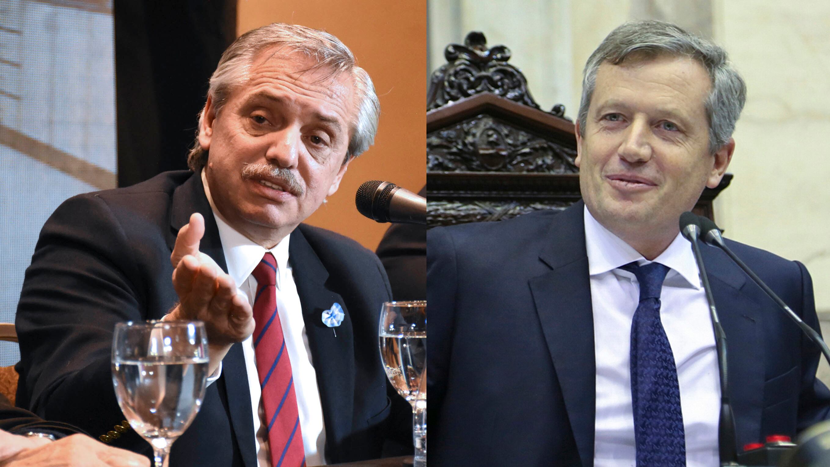 Alberto Fernández habló bien de Emilio Monzó, en crisis con el macrismo.