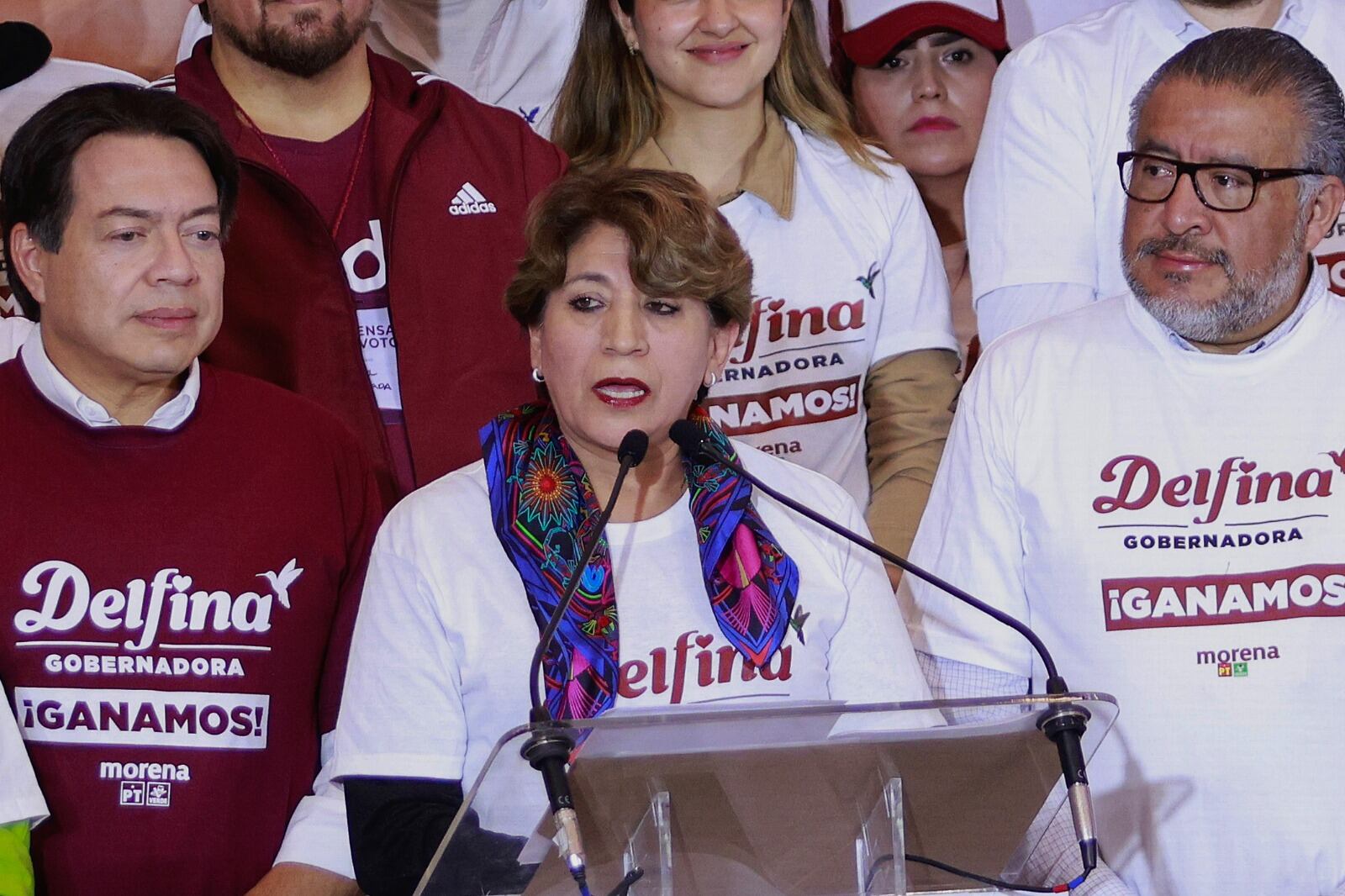 Delfina Gómez ganó en Estado de México.
