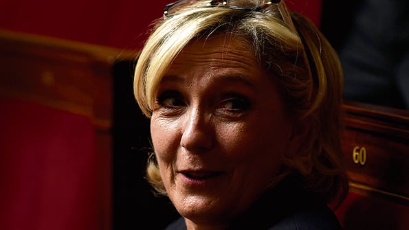Marine Le Pen, favorita en Francia para las elecciones europeas de mayo de 2019.