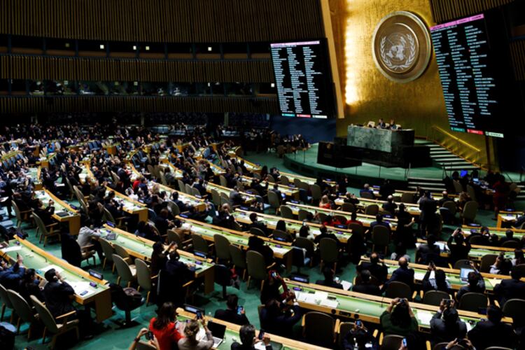 La votación de hoy en la ONU significó un duro revés para Estados Unidos.