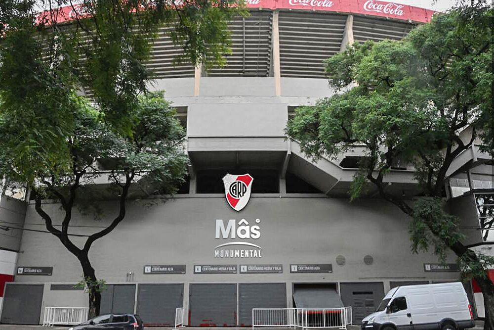 La fachada que tendrá el estadio con su nombre