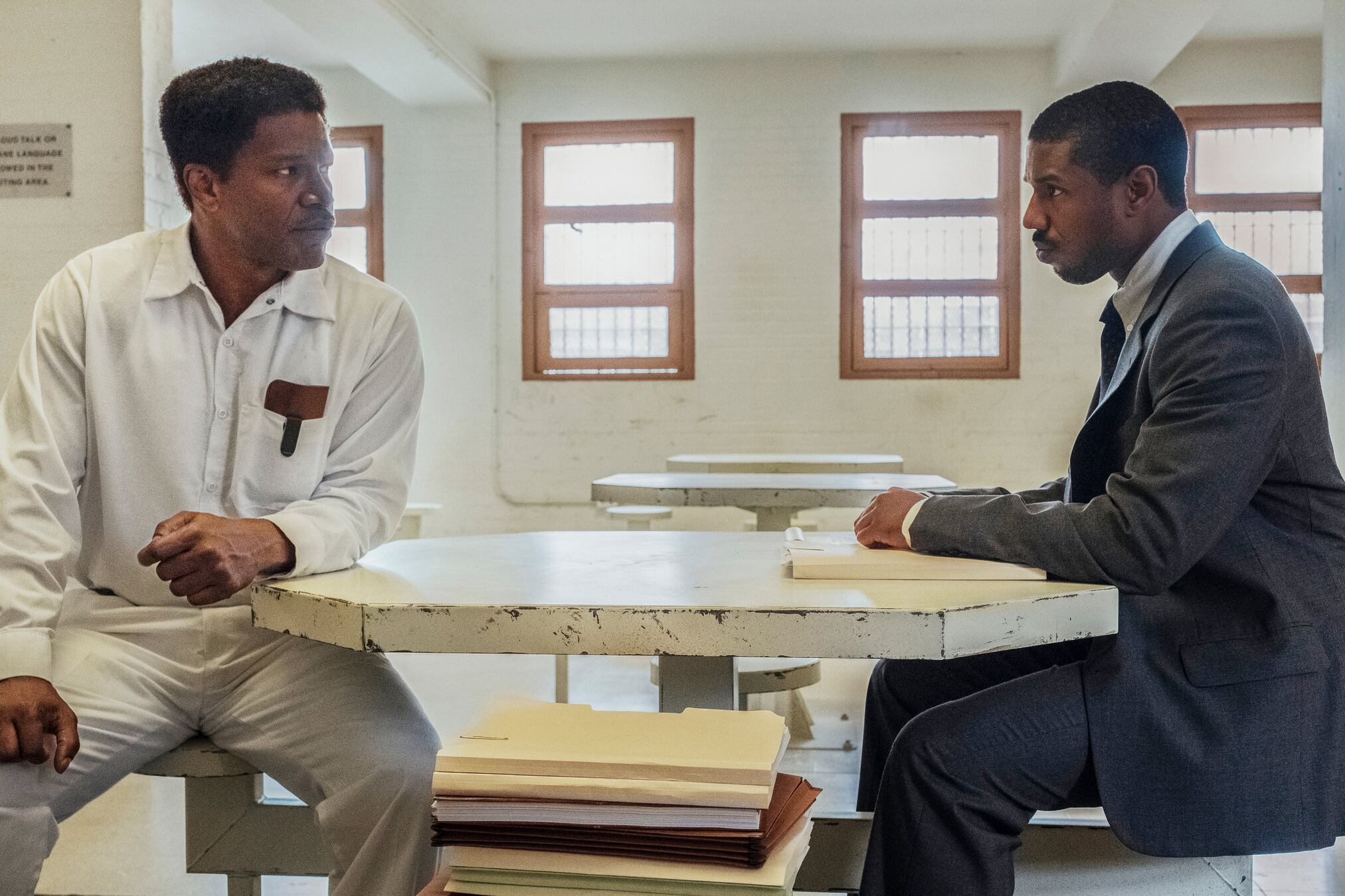 Fox y Jordan en una escena de Buscando Justicia.