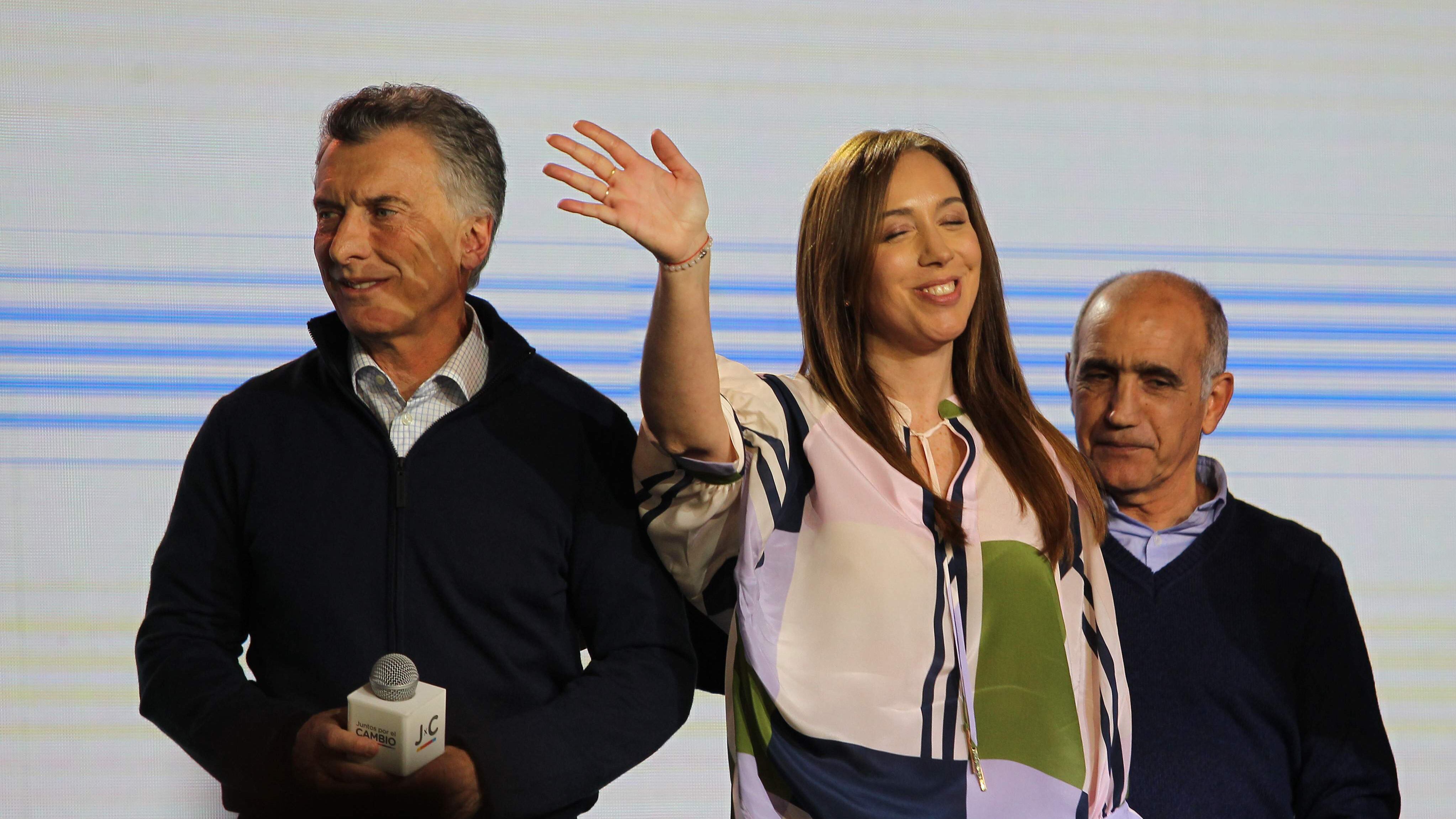 La gobernadora María Eugenia Vidal, una de las grandes derrotadas de la noche.