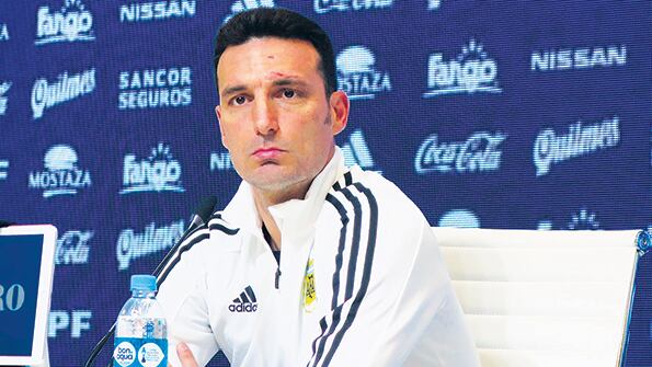 Lionel Scaloni, DT de la Selección.