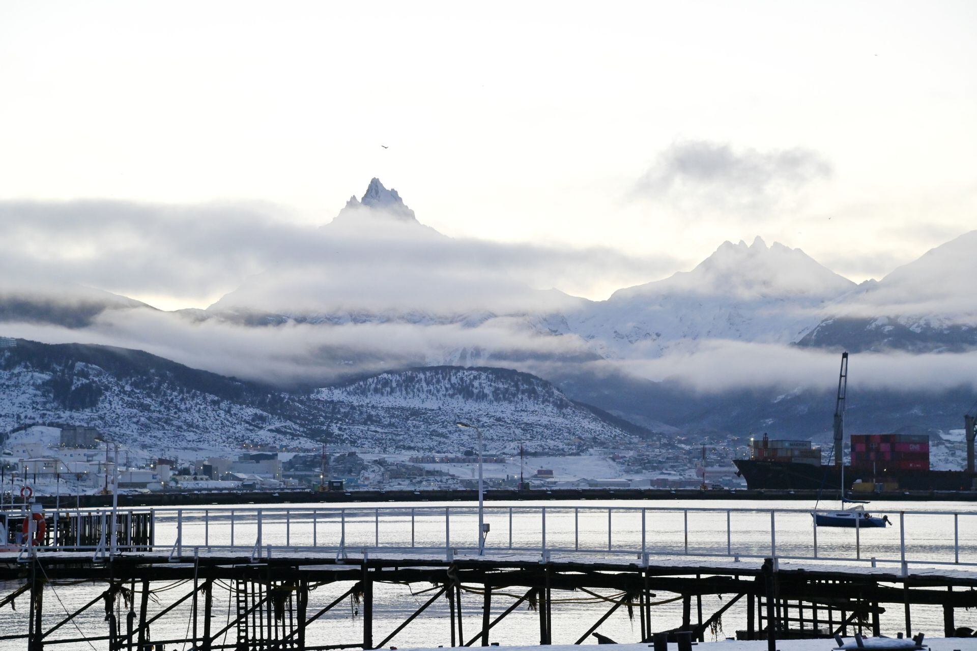 Postales del invierno en Tierra del Fuego 