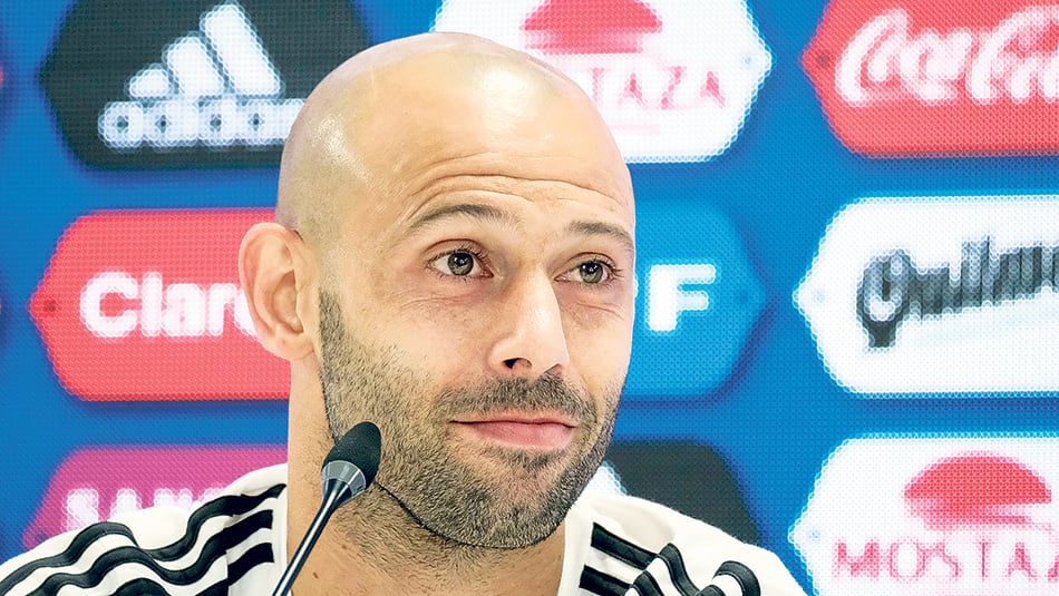 “Ojalá pueda volver a jugar en Argentina y en River”, dijo Mascherano.