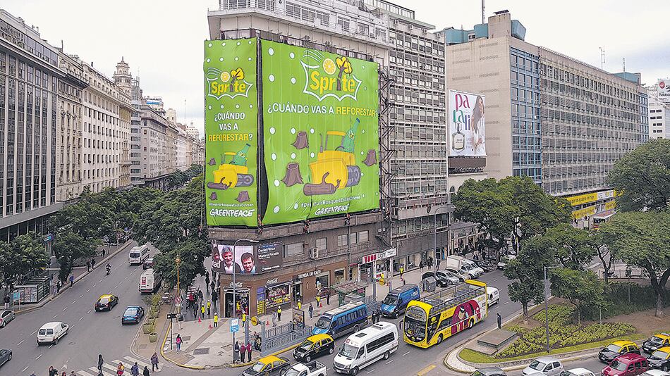 Greenpeace denunció la violación de la Ley de Bosques.