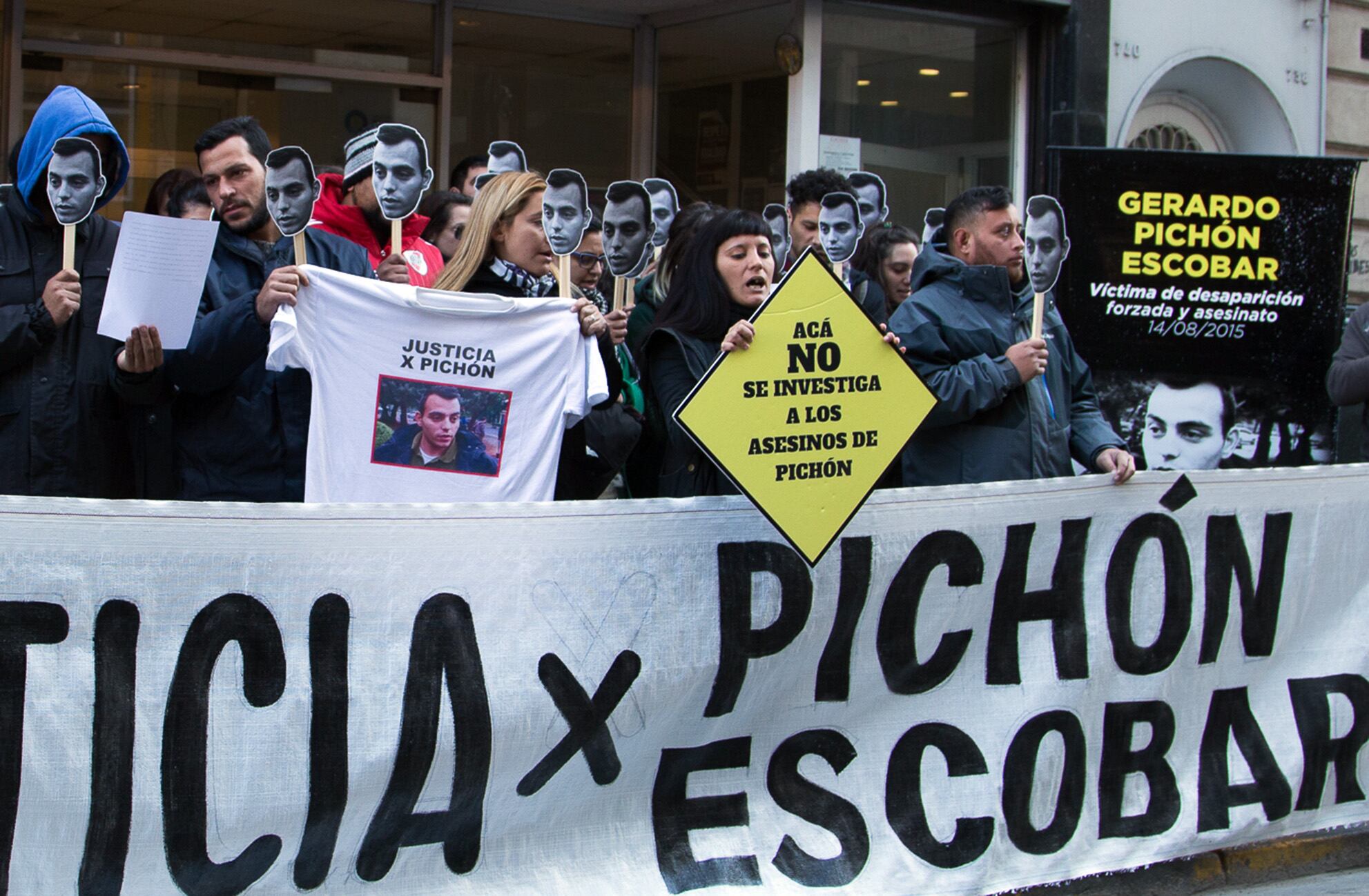 Muchas marchas se hicieron pidiendo justicia por el joven que estuvo desaparecido.
