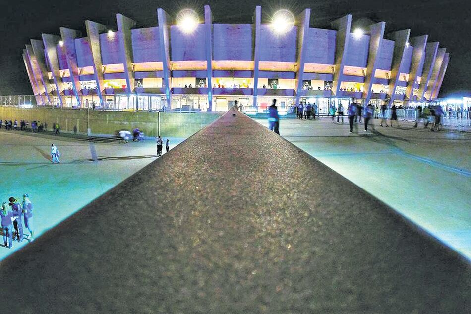 El Estadio Minerao de Belo Horizonte, una de las sedes del último Mundial de Fútbol.