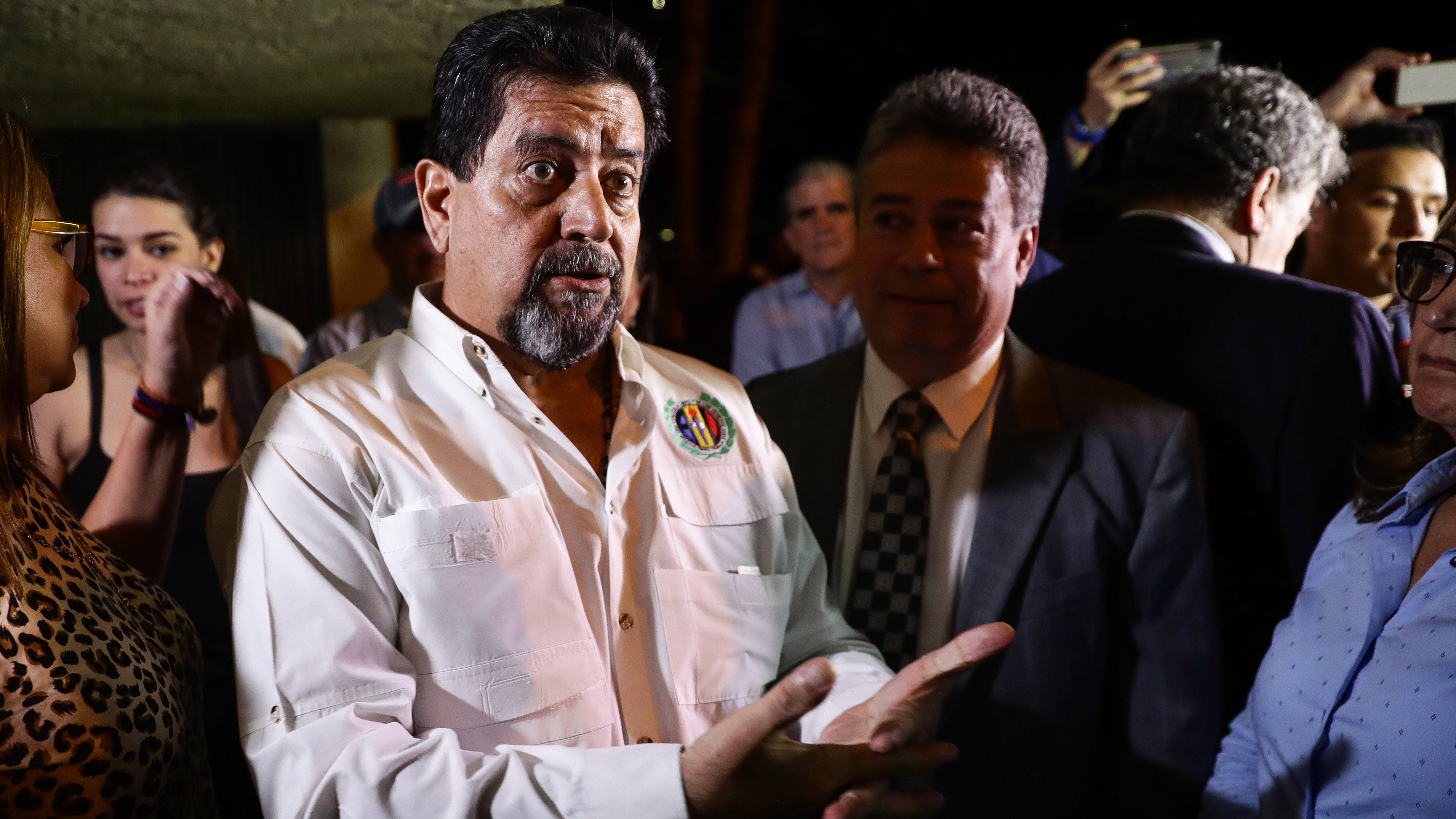 El diputado Edgar Zambrano, de Acción Democrática, fue liberado.