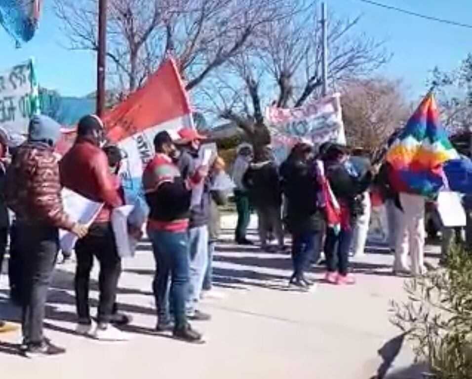 El MOCASE se movilizó por las calles de Pinto.