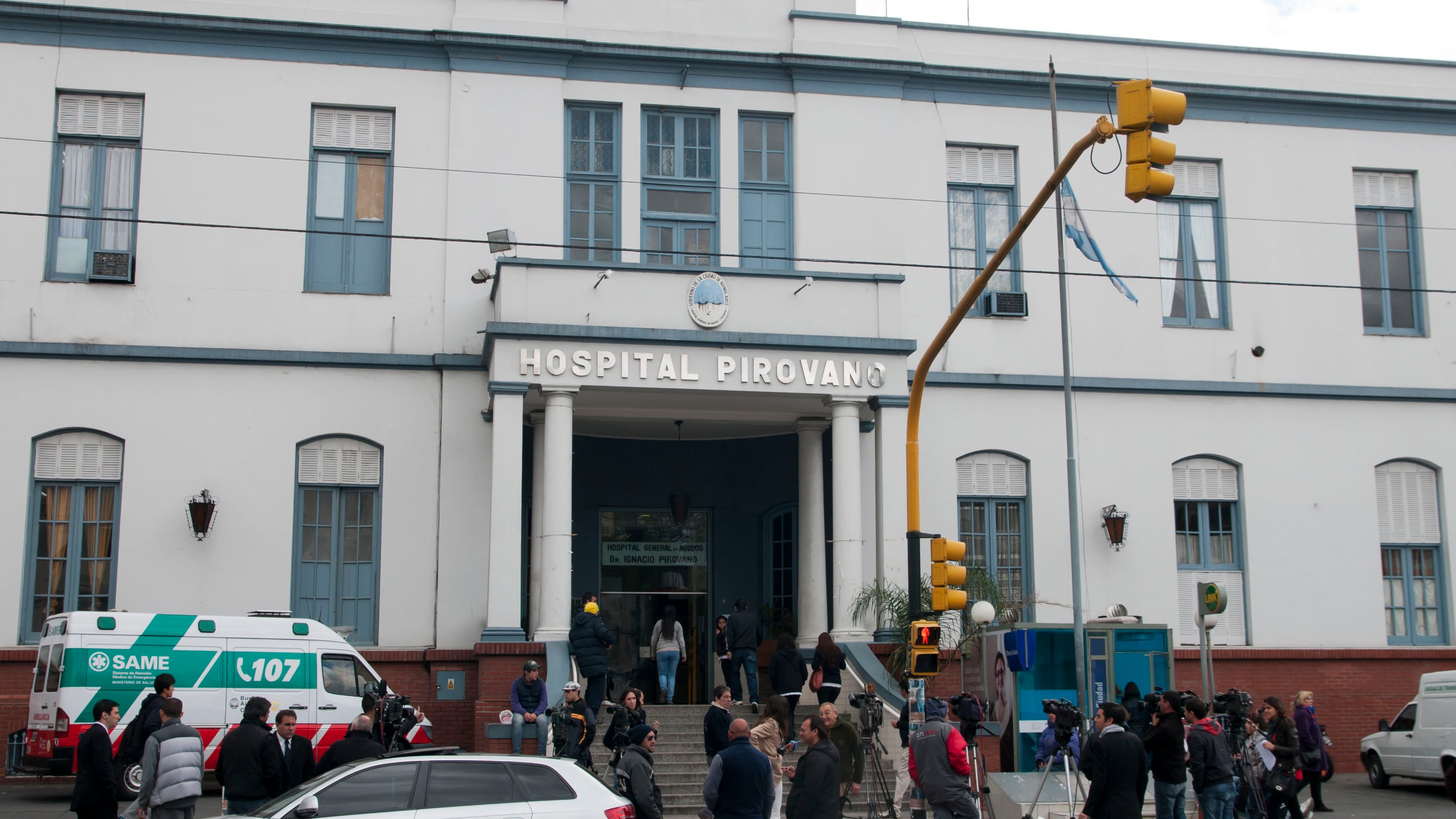 El Pirovano, que el domingo no pudo ser refugio de un sin techo.