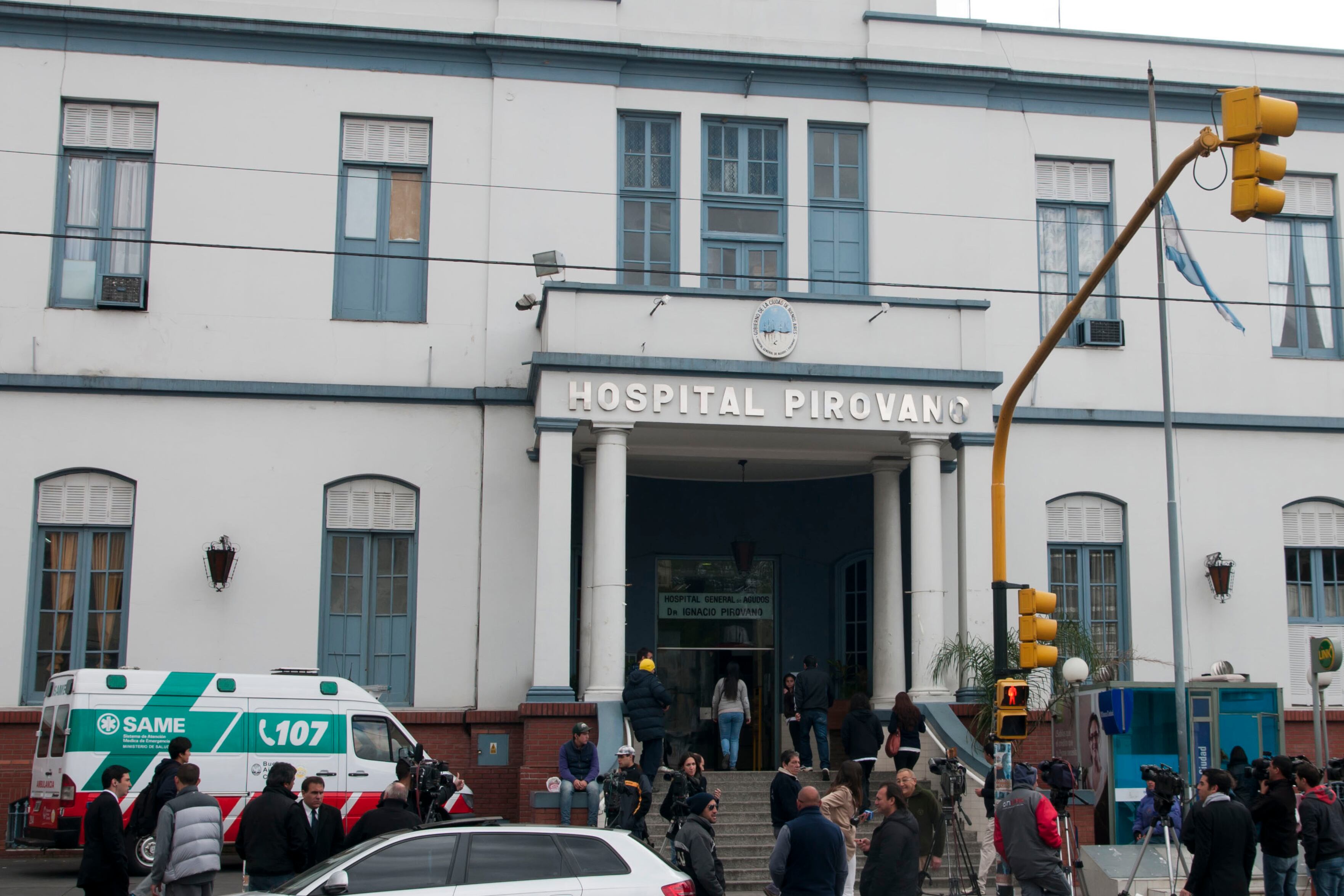 El Pirovano, que el domingo no pudo ser refugio de un sin techo.