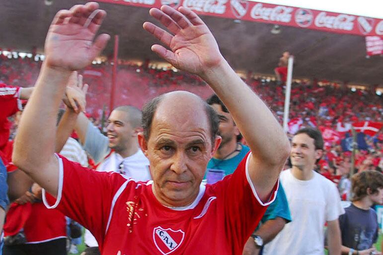 Ricardo Bochini, máximo ídolo del Rojo.
