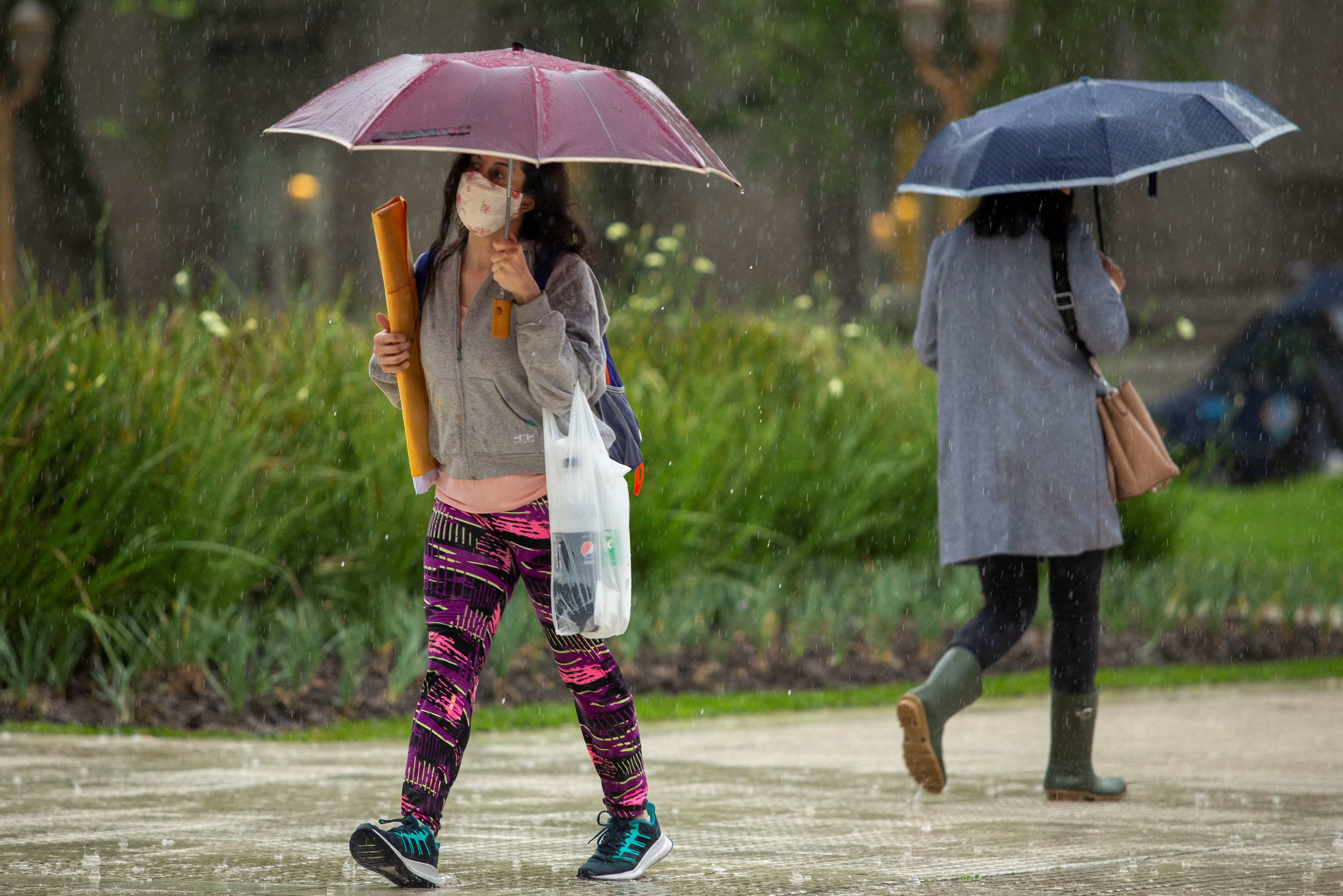 A qué hora llueve en Buenos Aires. Imágen: NA.
