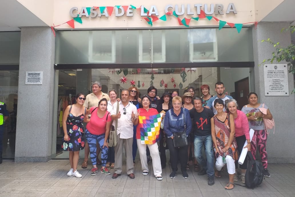 Manifestación en la Casa de la Cultura de Salta