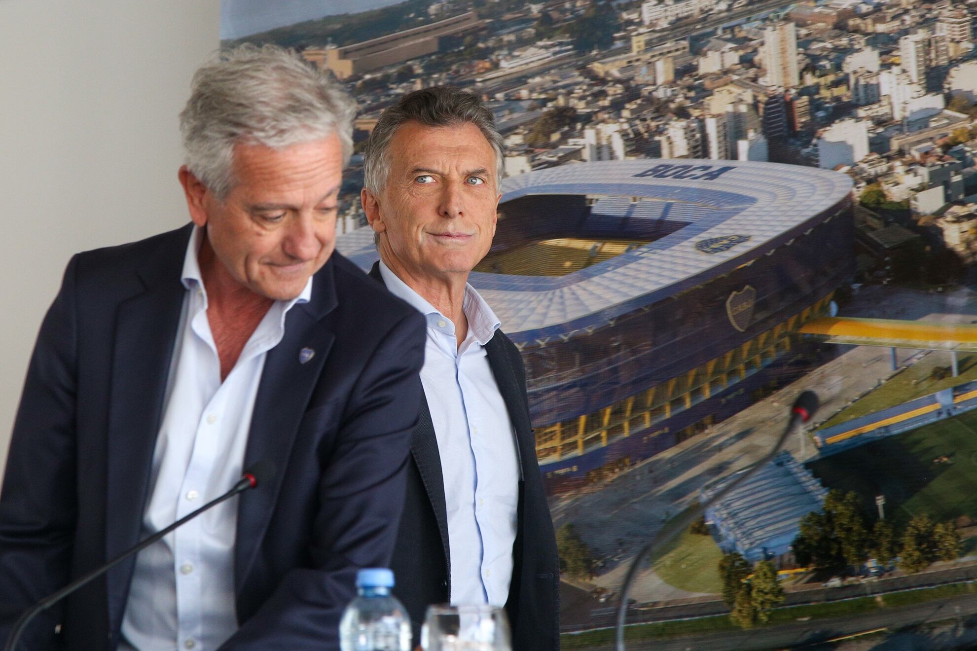 Andrés Ibarra y Mauricio Macri